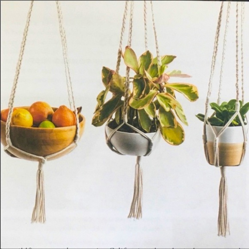 🌸ALTRU - MACRAMÉ PLANT/BOWL HANGER 🌸